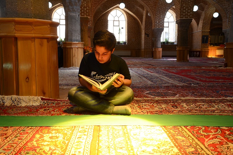 یک روز با جلسه قرآن مسجد امام جمعه بازار تبریز