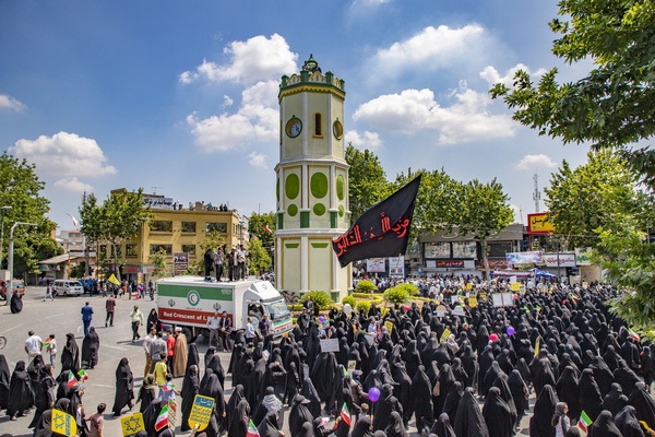 برگزاری راهپیمایی روز قدس در ساری