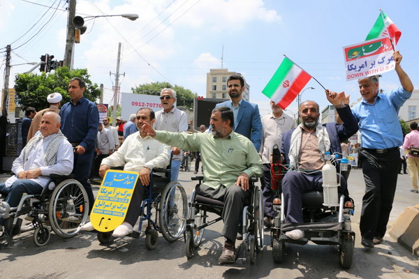 برگزاری راهپیمایی روز قدس در ساری