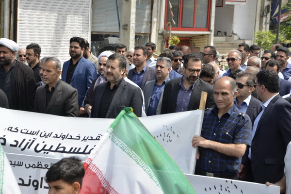 برگزاری راهپیمایی روز قدس در ساری