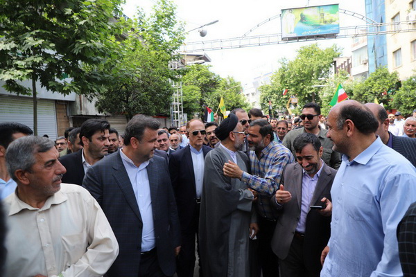 برگزاری راهپیمایی روز قدس در ساری