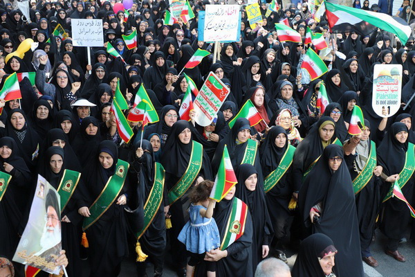 برگزاری راهپیمایی روز قدس در ساری