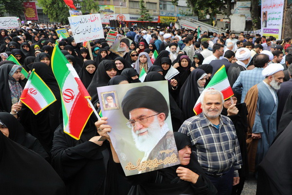 برگزاری راهپیمایی روز قدس در ساری