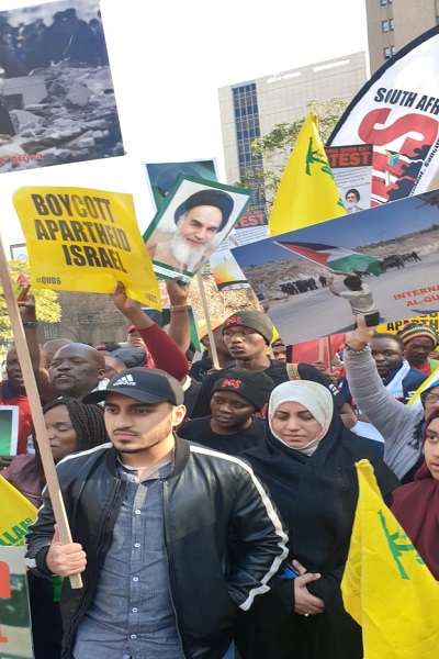 گذاشتن نام قهرمان فلسطینی بر خیابانی در ژوهانسبورگ