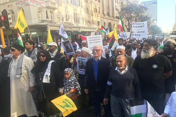 گذاشتن نام قهرمان فلسطینی بر خیابانی در ژوهانسبورگ