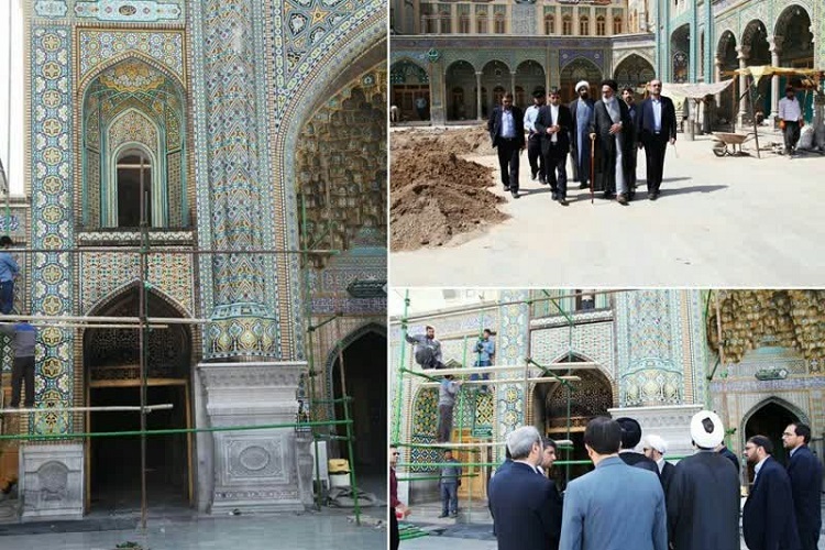 معماری سنتی حرم حضرت معصومه(س) خسارتی ندیده است