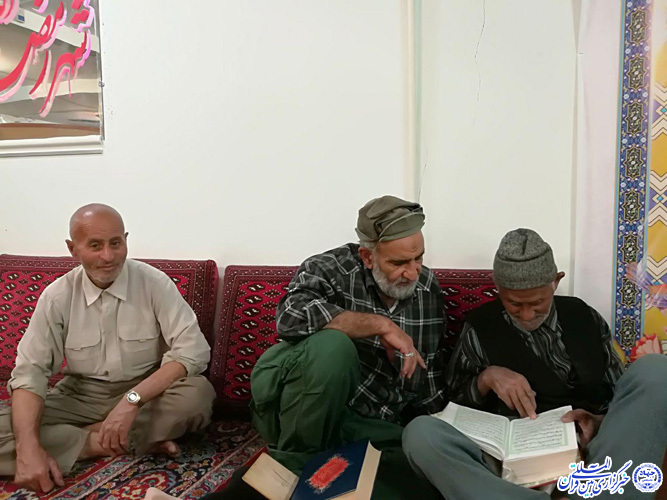 ترتیل‌خوانی قرآن در هیات ابوالفضلی بیرجند