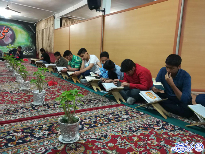 ترتیل‌خوانی قرآن در هیات ابوالفضلی بیرجند