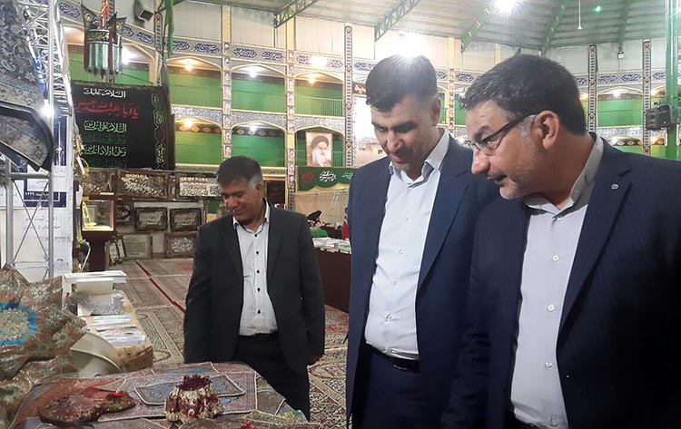 غرفه موسسه نورالسماء در نمایشگاه علوم قرآنی یزد