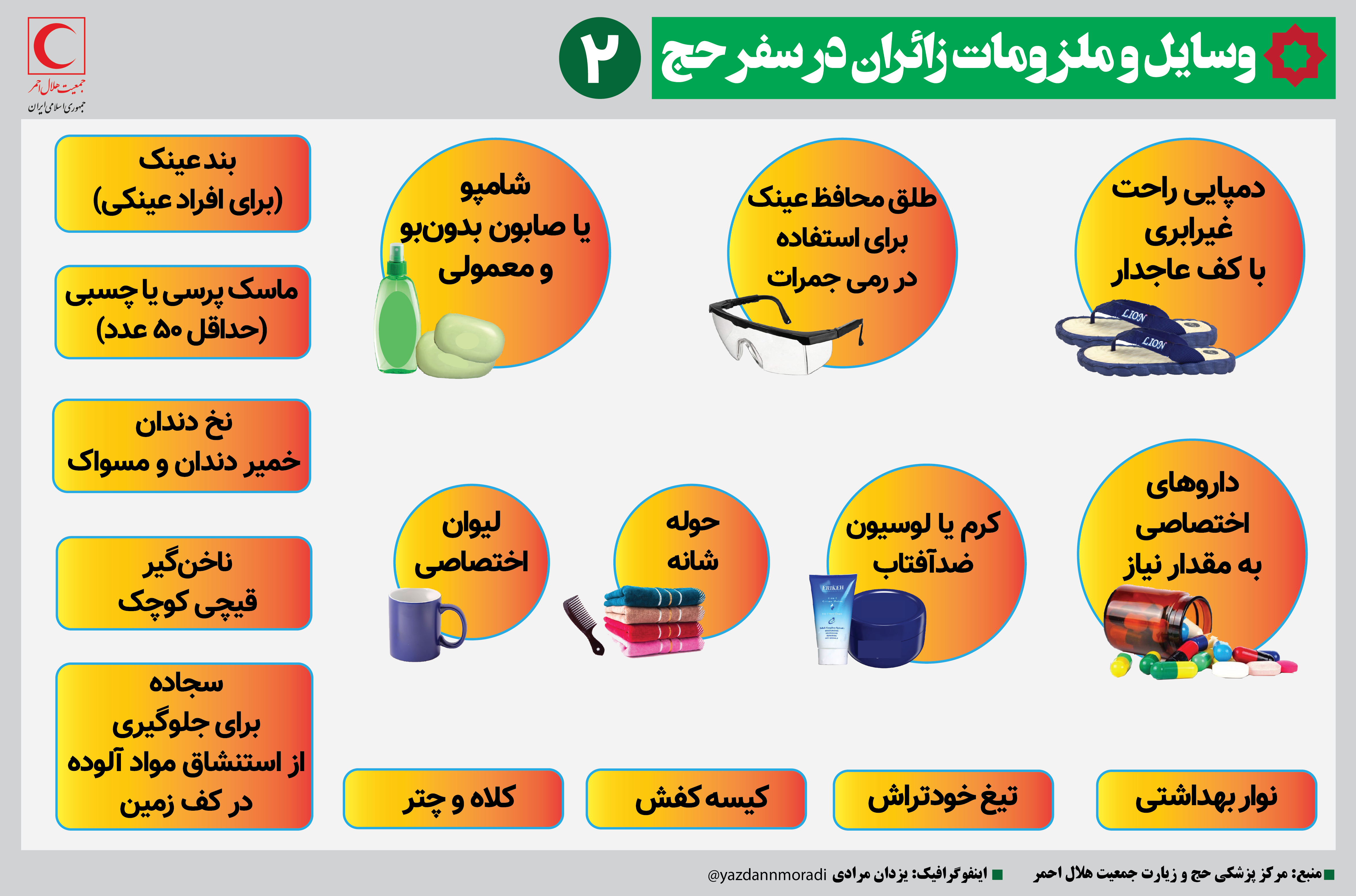 نکات بهداشتی که حجاج ایرانی باید بدانند + اینفوگرافی