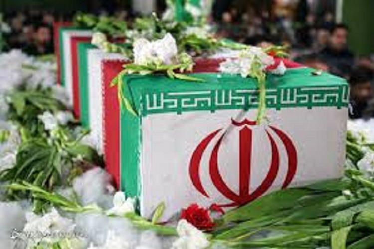 تشییع پیکر یک شهید گمنام در سمنان