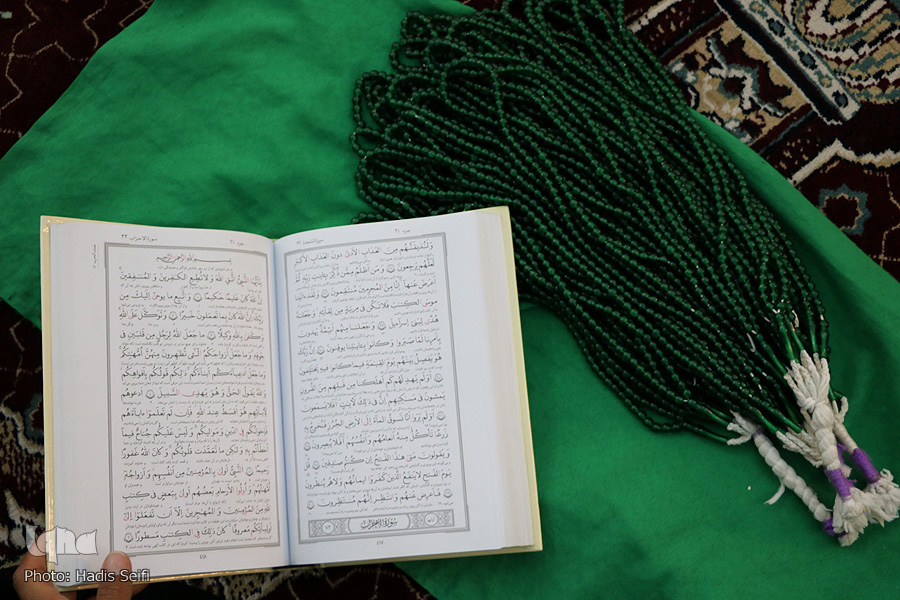 مراسم جزء خوانی امامزاده نرمی دولت آباد اصفهان