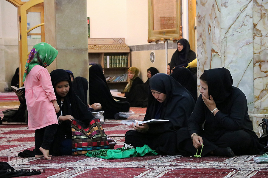 مراسم جزء خوانی امامزاده نرمی دولت آباد اصفهان