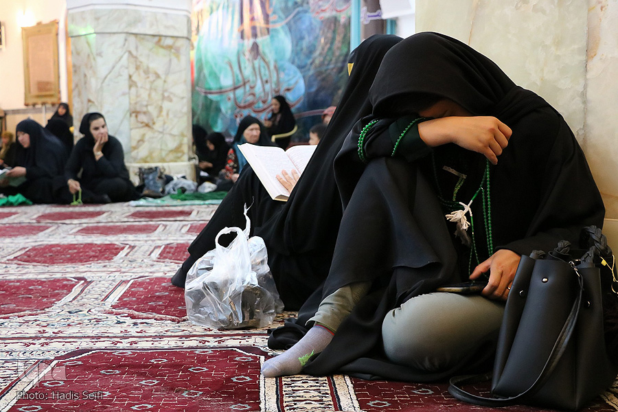 مراسم جزء خوانی امامزاده نرمی دولت آباد اصفهان