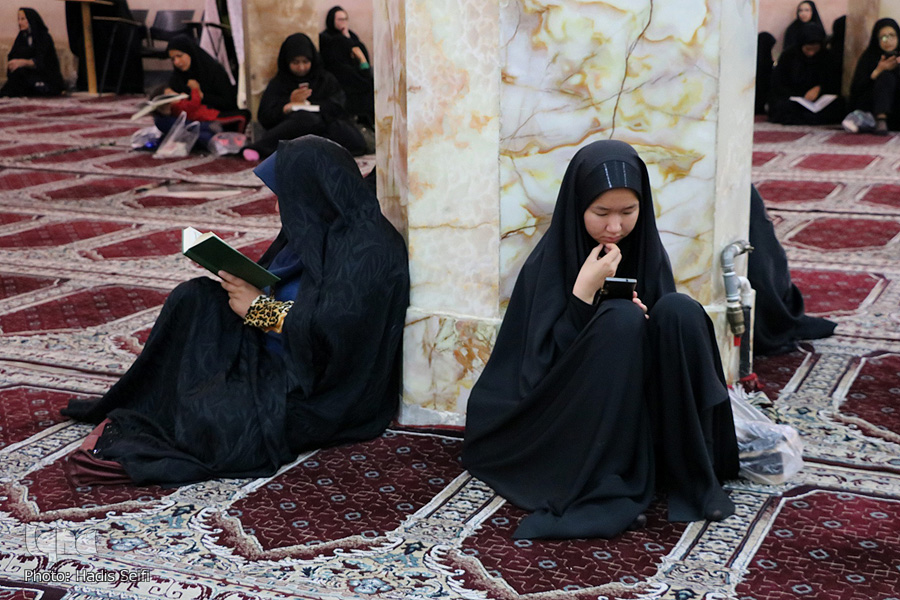 مراسم جزء خوانی امامزاده نرمی دولت آباد اصفهان