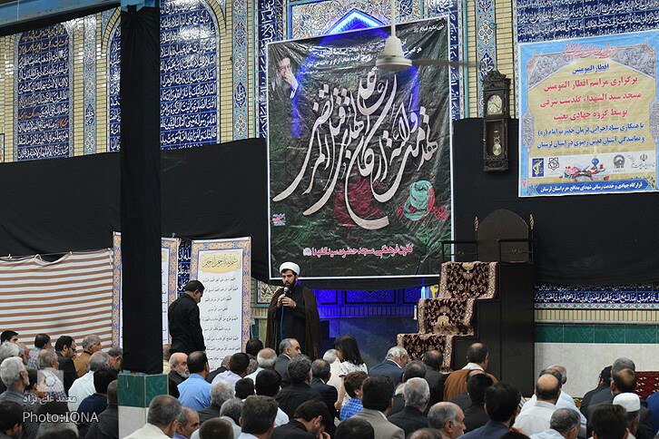 برپایی سفره افطاری در مسجد سیدالشهدا(ع) گلدشت