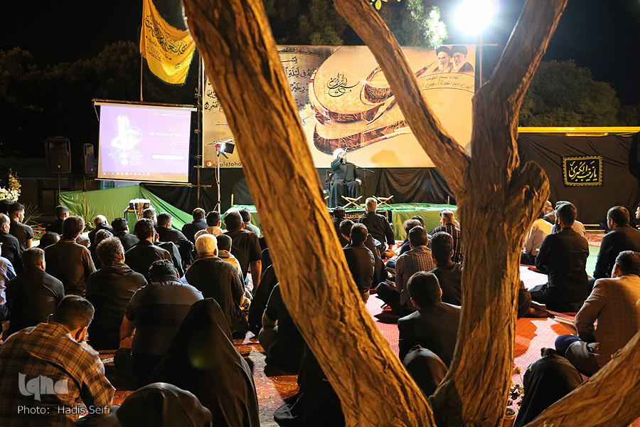 شب قدر در جوار شهدای شاهین شهر