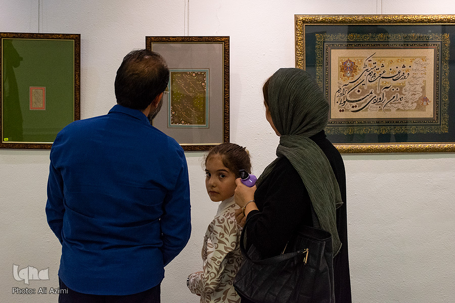 افتتاحیه نمایشگاه خوشنویسی شکسته نستعلیق استاد غلامرضا وکیلی