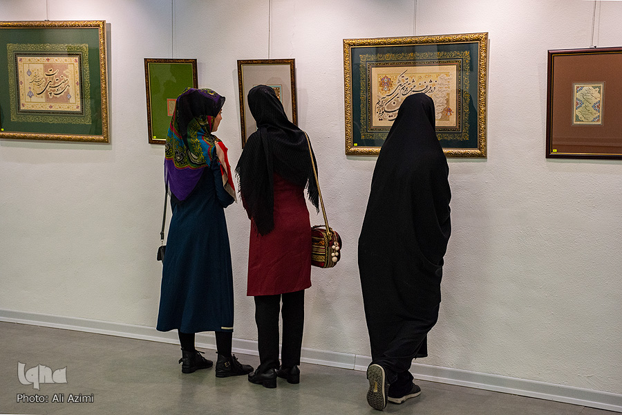 افتتاحیه نمایشگاه خوشنویسی شکسته نستعلیق استاد غلامرضا وکیلی