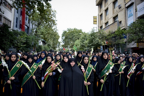 تشییع پیکر شهید &laquo;امیر مختار جعفری&raquo; در ساری در قاب تصویر