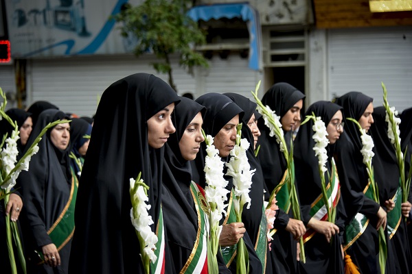 تشییع پیکر شهید &laquo;امیر مختار جعفری&raquo; در ساری در قاب تصویر