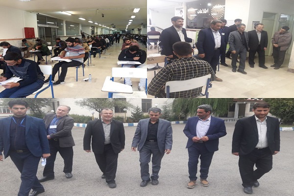 آزمون استخدامی آتش&zwnj;نشانی در اردبیل برگزار شد
