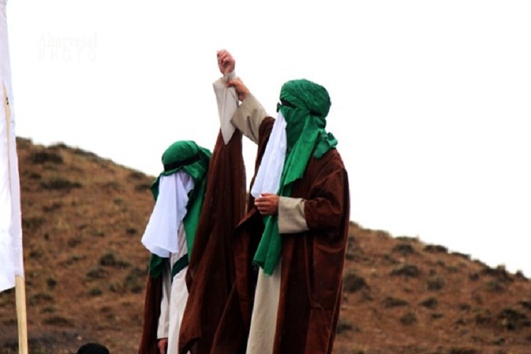 بازسازی واقعه غدیر خم در اهر