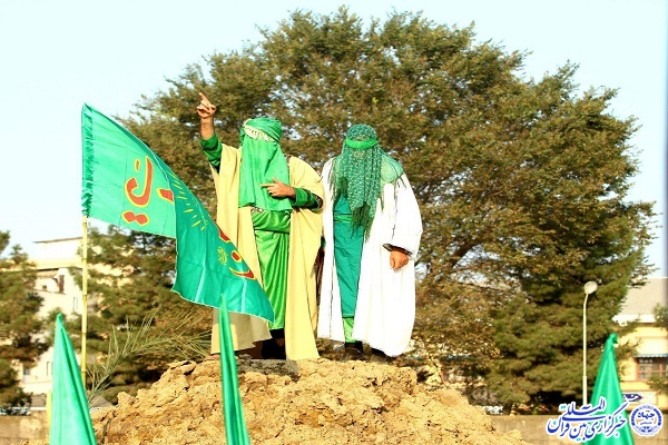 بازسازی واقعه غدیرخم در بابل+ گزارش تصویری
