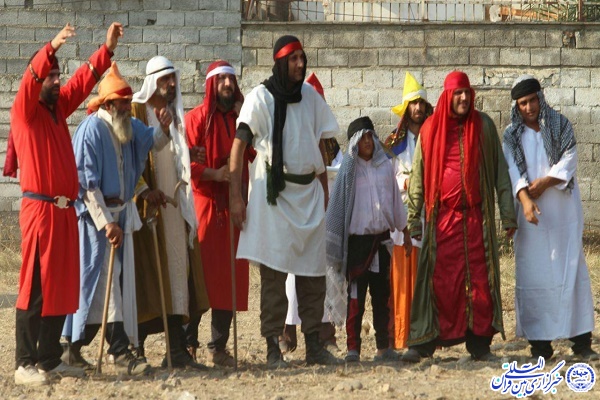 بازسازی واقعه غدیرخم در بابل+ گزارش تصویری