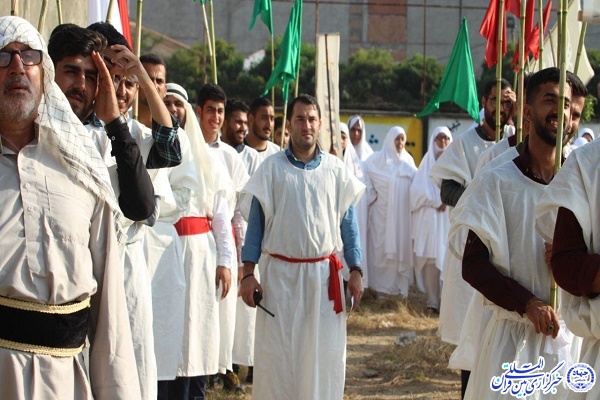 بازسازی واقعه غدیرخم در بابل+ گزارش تصویری