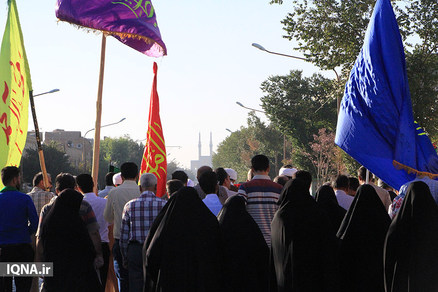 کاروان شادی پیاده ولایت در یزد