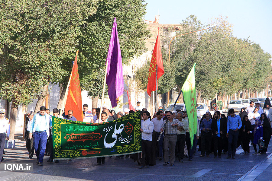 کاروان شادی پیاده ولایت در یزد