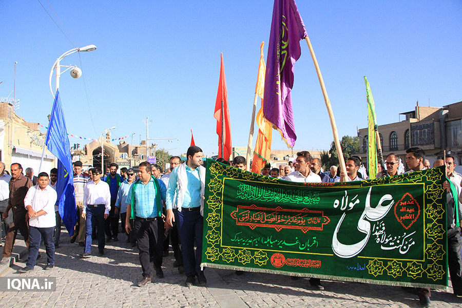 کاروان شادی پیاده ولایت در یزد