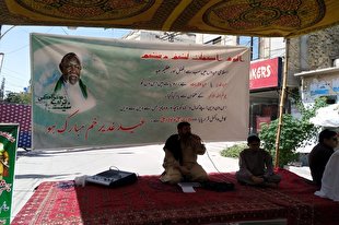 همبستگی با شیخ زکزاکی در ضیافت غدیر پاکستان + عکس