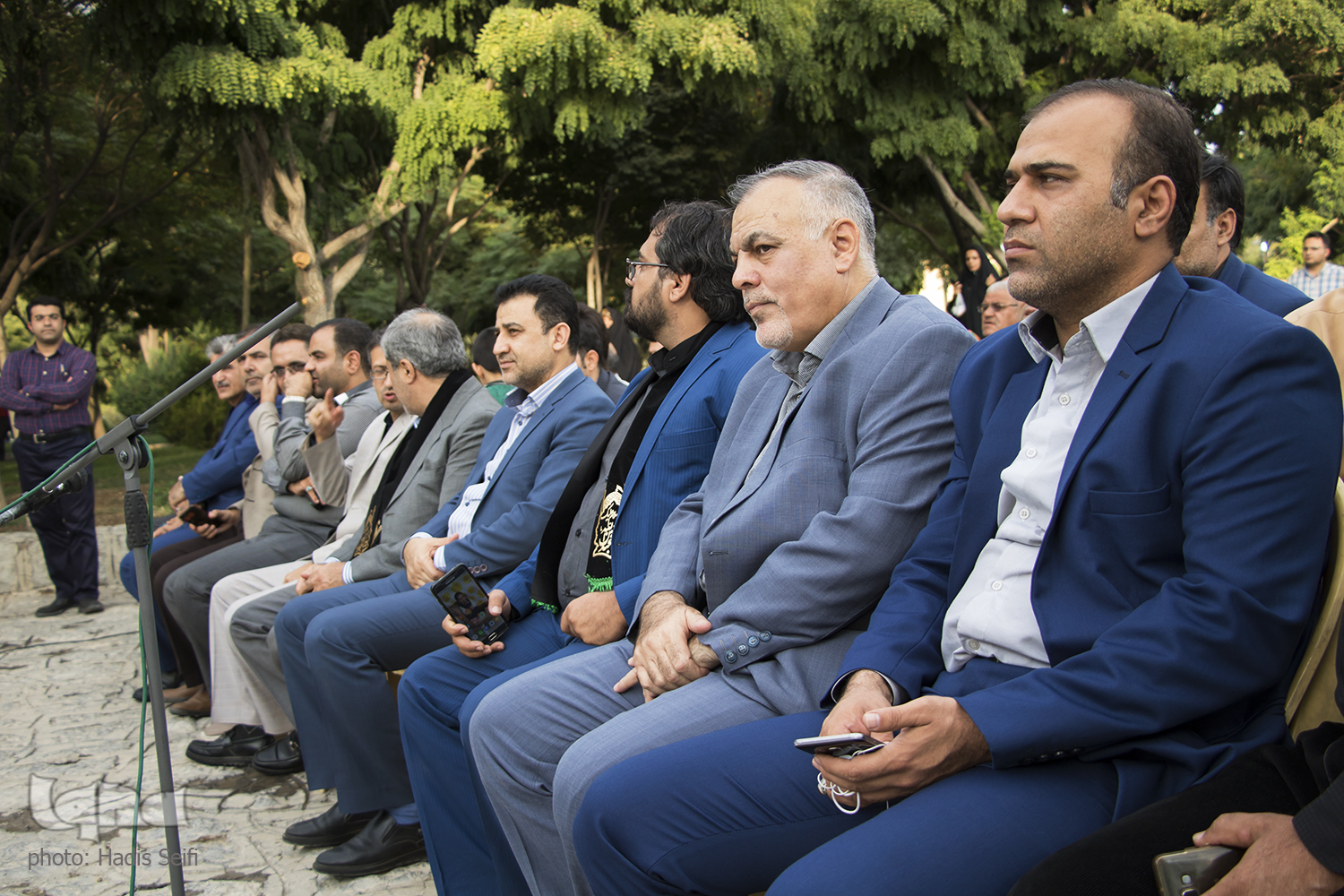 اهتزاز بزرگ‎ترین پرچم یا حسین در اصفهان