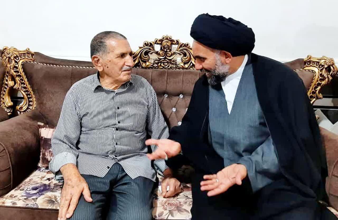 عیادت امام جمعه پلدختر از واقف دارالقران الزهرا(س)
