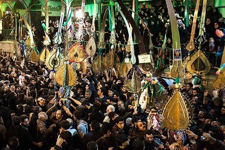 اوج عزاداری محرم در شاهرود با نوای &laquo; یاعباس یا عباس&raquo;