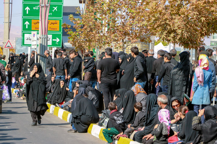 خیمه‌سوزان زنجان برای همدردی با دل‌های سوخته کربلا