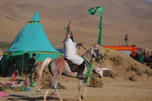گزارش تصویری از تعزیه‌خوانی در چهارمحال و بختیاری