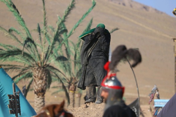 گزارش تصویری از تعزیه‌خوانی در چهارمحال و بختیاری