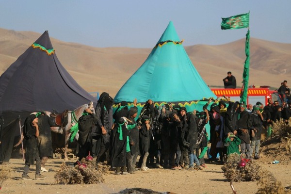 گزارش تصویری از تعزیه‌خوانی در چهارمحال و بختیاری