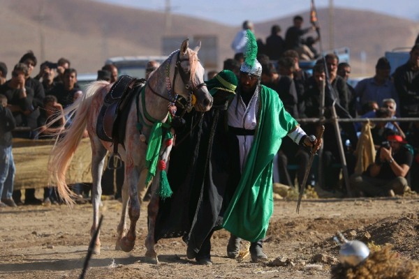 گزارش تصویری از تعزیه‌خوانی در چهارمحال و بختیاری