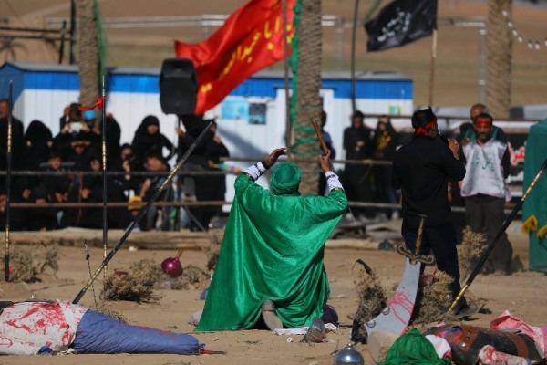 گزارش تصویری از تعزیه‌خوانی در چهارمحال و بختیاری