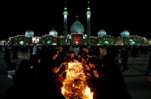 مسجد مقدس جمکران در شام غریبان حسینی