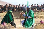 گزارش تصویری از تعزیه‌خوانی در چهارمحال و بختیاری