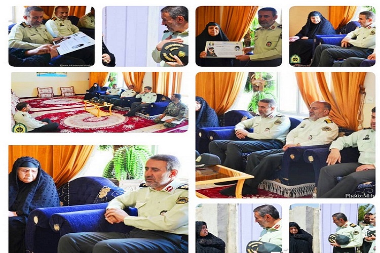 دیدار با خانواده شهید راد در یاسوج دیدار با خانواده شهید راد در یاسوج