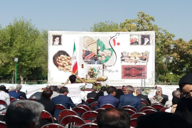 دهمین همایش گردوی تویسرکان افتتاح شد