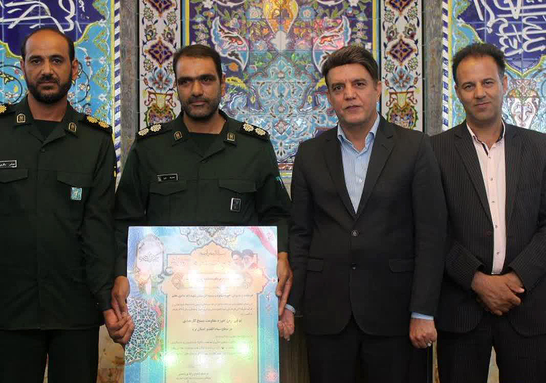 موفق&zwnj;ترین حوزه مقاومت بسیج کارمندی در خاتم تجلیل شد