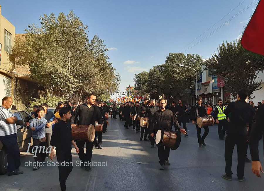 حرکت کاروان غم در یزد
