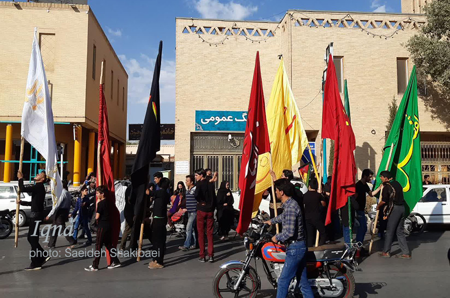حرکت کاروان غم در یزد
